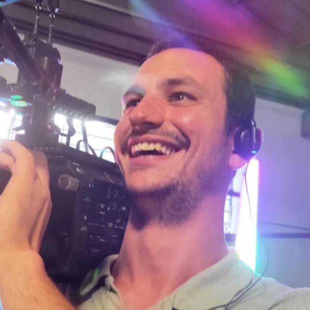 Portrait of Axel Milon on set